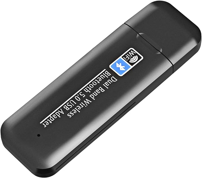 10Gtek USB WiFi Bluetooth Adapter, 1200Mbps Dual Band 2.4/5GHz Wireless Network Card, USB WiFi Dongle for PC/Laptop/Desktop, Support Windows XP/7/8/10/11, Mac OS, Linux