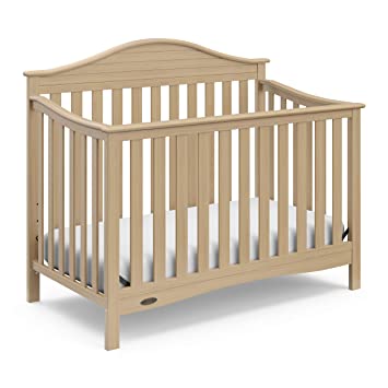 Graco Harbor Lights 4-in-1 Convertible Crib, Driftwood, Easily Converts to Toddler Bed Day Bed or Full Bed, Three Position Adjustable Height Mattress (Mattress Not Included)