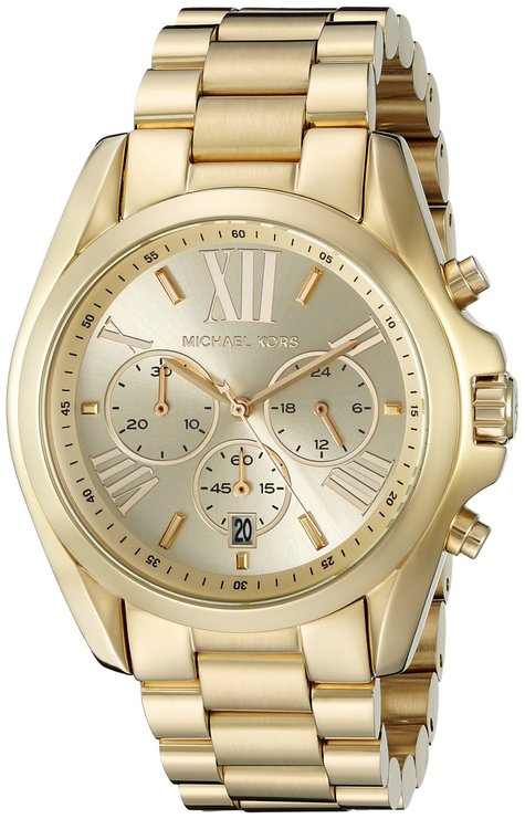 Michael Kors Women's MK5605 Bradshaw Gold-Tone Stainless Steel Watch