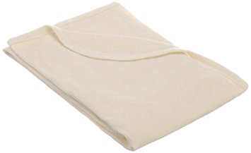 TL Care 100% Cotton Swaddle/Thermal Blanket, Ecru