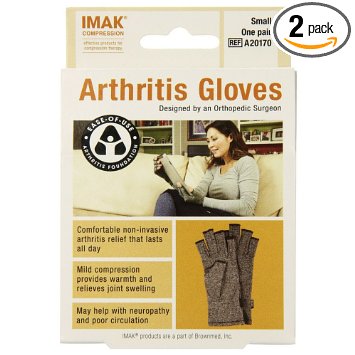 IMAK Compression Arthritis Gloves Small (Pack of 2)