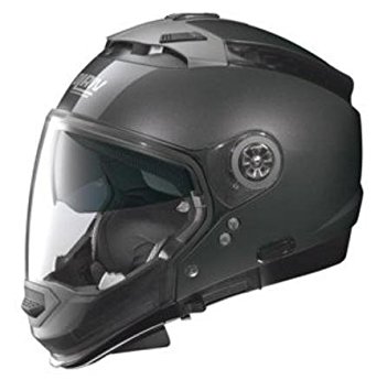 Nolan N44 Trilogy Solid Helmet (Black Graphite, XX-Large)