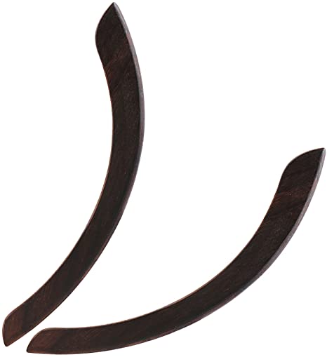 Brown Figured Solid Rosewood Guitar Arm Rest Part for 39-41 Inch Acoustic Guitar Set of 2