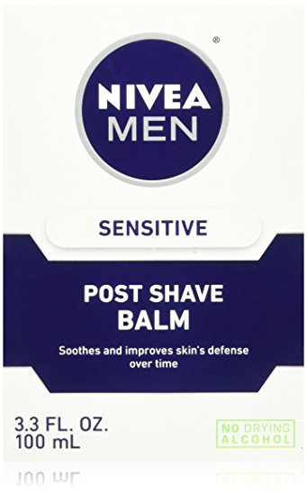 NIVEA FOR MEN Sensitive Post Shave Balm 3.30 oz (Pack of 2)