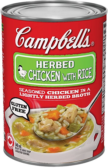 Campbell's Herb Chicken With Rice Soup, 540ml