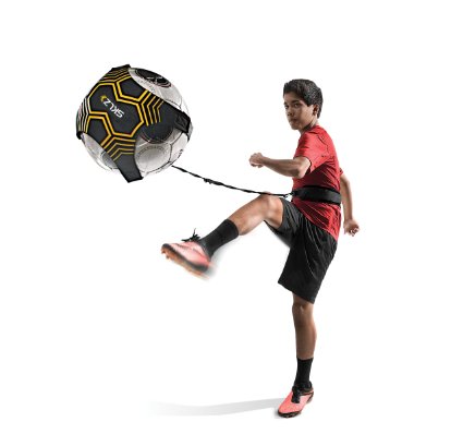 SKLZ Star-Kick Hands Free Solo Soccer Trainer- Fits Ball Size 3 4 and 5