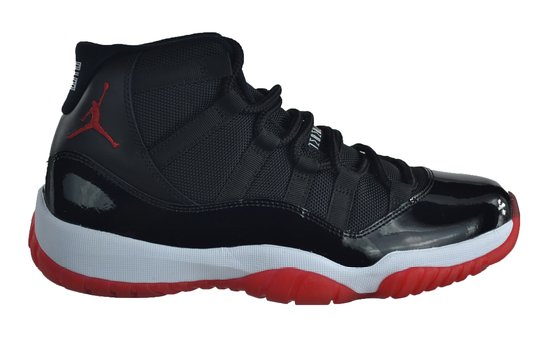 Air Jordan 11 XI Retro "Bred" Men's Basketball Shoes Black/Varsity Red/White
