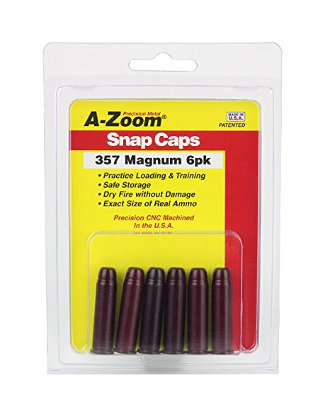 A-Zoom 357 Magnum Precision Snap Caps (6 Pack)