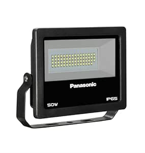 Panasonic 50W LED Flood Light | IP65 & IK07 Waterproof Protection and Impact Proof Outdoor Light | 440V High Voltage Protection | 3000k Warm White (Pack of 1)