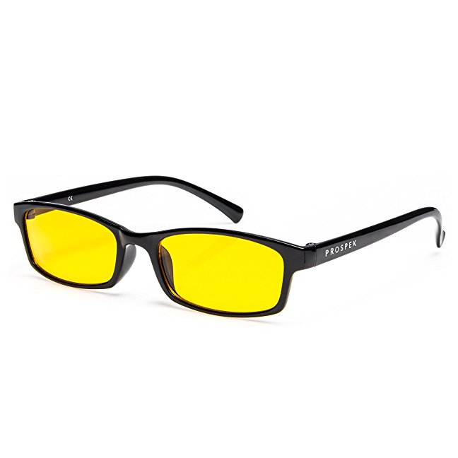 PROSPEK COMPUTER GLASSES: Anti Blue Light Computer Glasses Elite. Anti-glare,anti-reflective,anti-fatigue, UV and Computer/TV Electromagnetic Radiation Protection, Anti Fog, Scratch Resistant