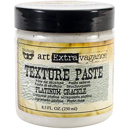 Prima Marketing Art Extravagance Texture Paste, 8.5-Ounce, Platinum Crackle