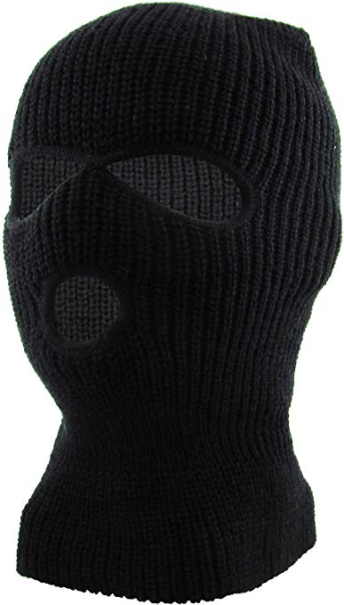 KBETHOS 3-Hole Ski Face Mask Balaclava Winter Knit Beanie Outdoor Full Face Cover Thermal