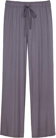 WiWi Mens Bamboo Sleepwear Pants Soft Lounge Pants Tall Pajamas Bottoms Loungewear S-4X