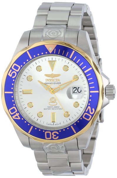 Invicta Men's 13788 Pro Diver Silver Dial Stainless Steel Automatic Watch