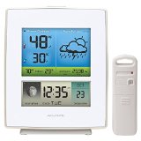 AcuRite 02031RM Weather Station with ForecastTemperatureHumidityMoon Phase White