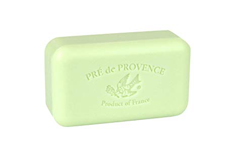 Pre de Provence Artisanal French Soap Bar Enriched with Shea Butter, Quad-Milled For A Smooth & Rich Lather (150 grams) - Apple Pear