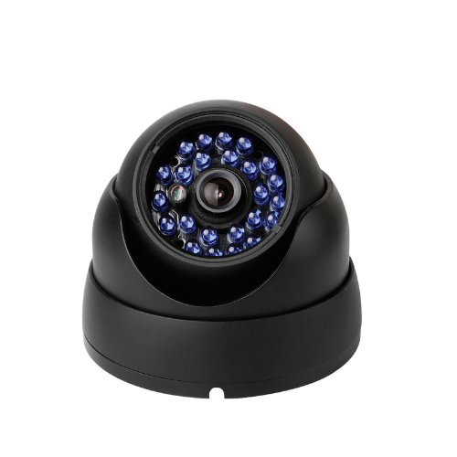 Zmodo ZMD-CDR-DBS23NM Security Camera, Day Night Vision Surveillance, 80ft IR, Home Security Camera Color CCD Outdoor Vandal-proof