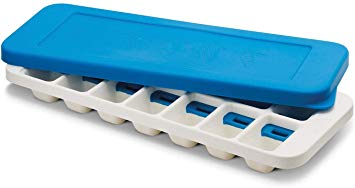 Joseph Joseph Quicksnap Plus Easy Release Ice-Cube Tray with Stackable Lid - Blue