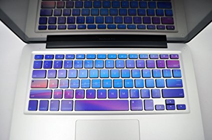Crocodil Graphics Cotton Candy Colors Keyboard Stickers for MacBook Pro 13, 15, 17 and MacBook Air 13" (Cotton Candy Colors)
