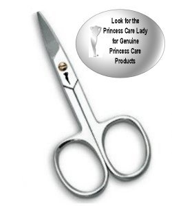 Princess Care Straight Tip Nail Scissors, SS - 420 Stainless Steel