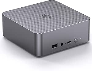 Beelink Mini PC EQi12, Intel Core 1220P(Max 4.4GHz 10C/12T), 24GB LPDDR5 5200MHz 500GB PCle4.0 SSD Mini Computers,Dual LAN/Wifi6/BT5.2,Dual 4K Display,Built-in Power Supply Office Mini PC