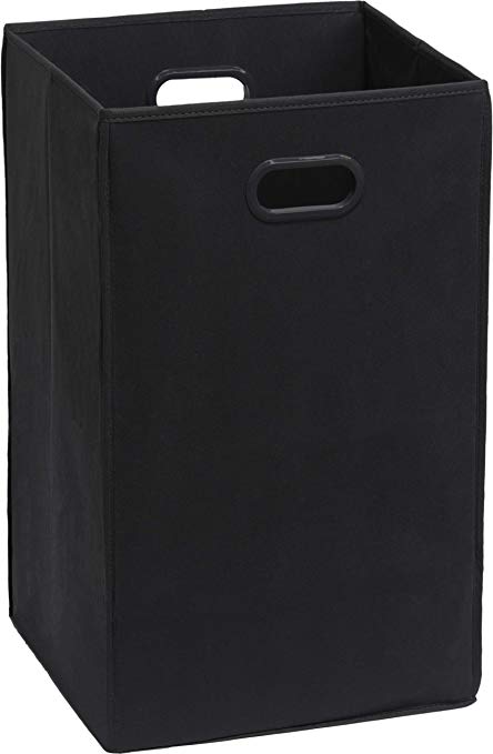 Simple Houseware Foldable Closet Laundry Hamper Basket, Black