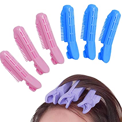 9 Pieces Volumizing Hair Root Clip Natural Fluffy Hair Clip Hair Self Grip Root Volume Hair Curler Clip Wave Hair Styling Tool Rollers (3 Colors)