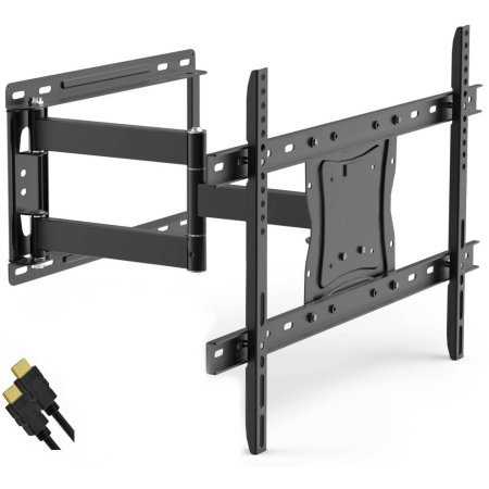 Onn Full Motion Articulating Tilt/Swivel Universal Wall Mount Kit for 19" to 84" TVs with HDMI Cable (ONA16TM014E)