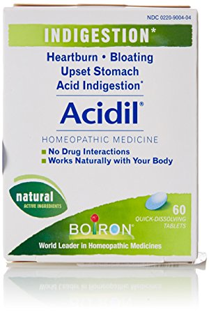 Boiron Acidil for Heartburn, 60 Tablets