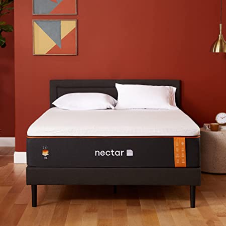 Nectar Premier Copper 14" Twin Mattress - Certificate Included for Free Sleep Bundle (Sheets, Pillows & Protector) - Medium Firm Gel Memory Foam - Cooling Tech - 365-Night Trial - Forever Warranty