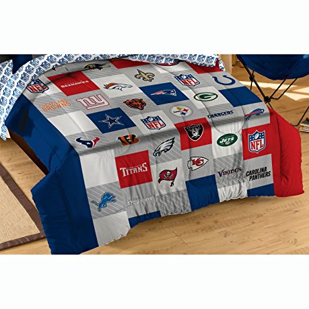NFL League Twin-Full Comforter Set All Teams Bedding