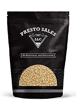 Pine nuts, "Luscious and Tasty" Large raw (2 lbs.) by Presto Sales LLC