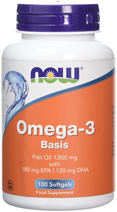 Now Foods Omega-3 Basis Softgels, Pack of 100