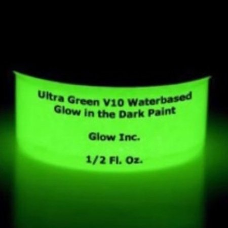 Ultra Green V10 Glow in the Dark Paint 12Oz