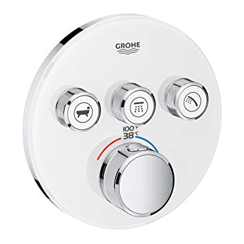 Grohe 29161LS0 Grohtherm Thermostatic Trim, Moon White