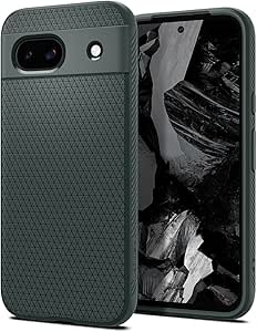 Spigen for Pixel 8a Case, [Made for Google] Liquid Air Designed for Google Pixel 8a - Abyss Green