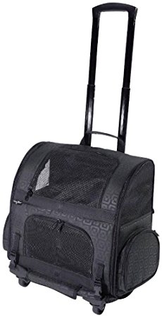 Gen7Pets Geometric Roller-Carrier Backpack