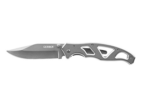 Gerber Paraframe II Knife, Fine Edge, Stainless Steel [22-48448]