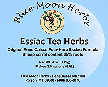 Essiac Tea Herbs organic with Sheep sorrel content 25% roots - 4 oz.