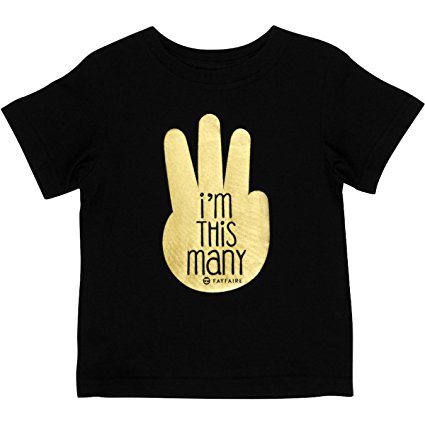 3rd Birthday Shirt by Fayfaire Boutique | Third Birthday I’m This Many 3T-4T