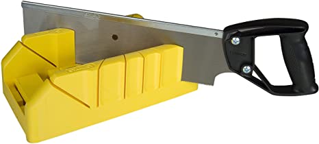 Stanley 1-19-800 Saw Storage Miter Box, Black