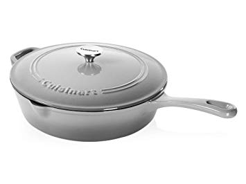 Cuisinart Cast Iron Chicken Fryer, Grey Gradient, 12"