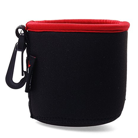 XCSOURCE® 5mm Thick Small DSLR camera Drawstring Soft Neoprene Lens Bag for Sony Canon Nikon Pentax Olympus Panasonic DC501