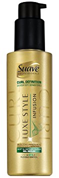 Suave Professionals Defined Curls Gel Serum, Luxe Styling 4.75 oz