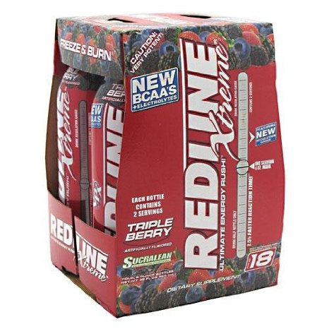 Redline Xtreme Energy Drink Triple Berry 24 8 oz btls