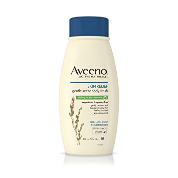 Aveeno Skin Relief Gentle Scent Body Wash, Soothing Oat And Chamomile, 18 Fl. Oz. (Pack of 3)