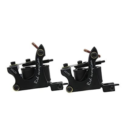 Redscorpion Coil Tattoo Machine Gun Set for Liner and Shader Alloy Frame (pack of 2)