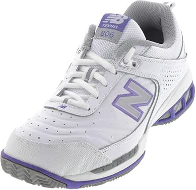 New Balance womens 806 V1 Tennis Shoe, White, 8 X-Wide US