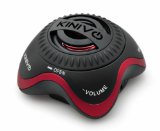 Kinivo ZX100 Mini Portable Speaker with Rechargeable Battery and Enhanced Bass Resonator Black