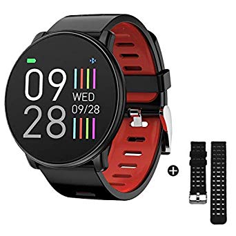 ZKCREATION Smart Watch Heart Rate Monitor Fitness Tracker with Sleep Monitor Stopwatch Pedometer Calorie Sport Watch for Men & Women Compatible with Android and iOS